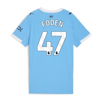 Manchester City Phil Foden #47 Tricou Fotbal Replică 2025-26 Femei Acasa